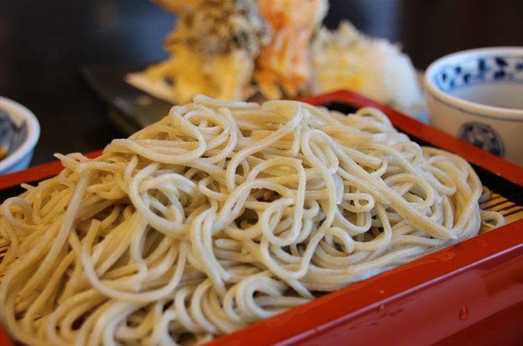 小分けの蕎麦